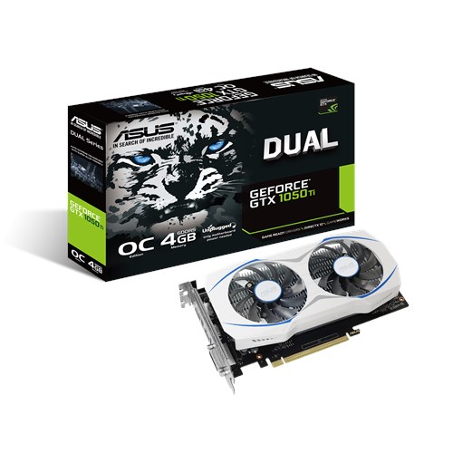 Asus Dual 4GB-GTX1050Ti-04G